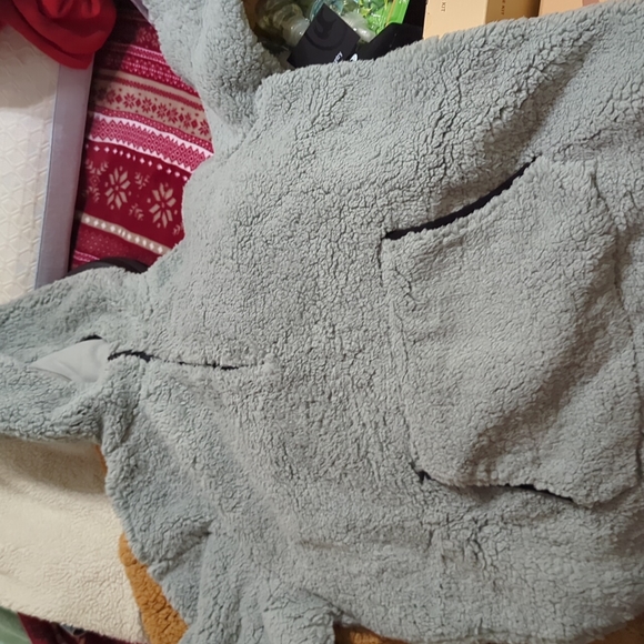 Men Backcountry Fleece Half Zip Hoodie Pullover - Picture 1 of 8